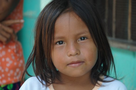 Visage embera, La Palma, Panama (mars 2011)